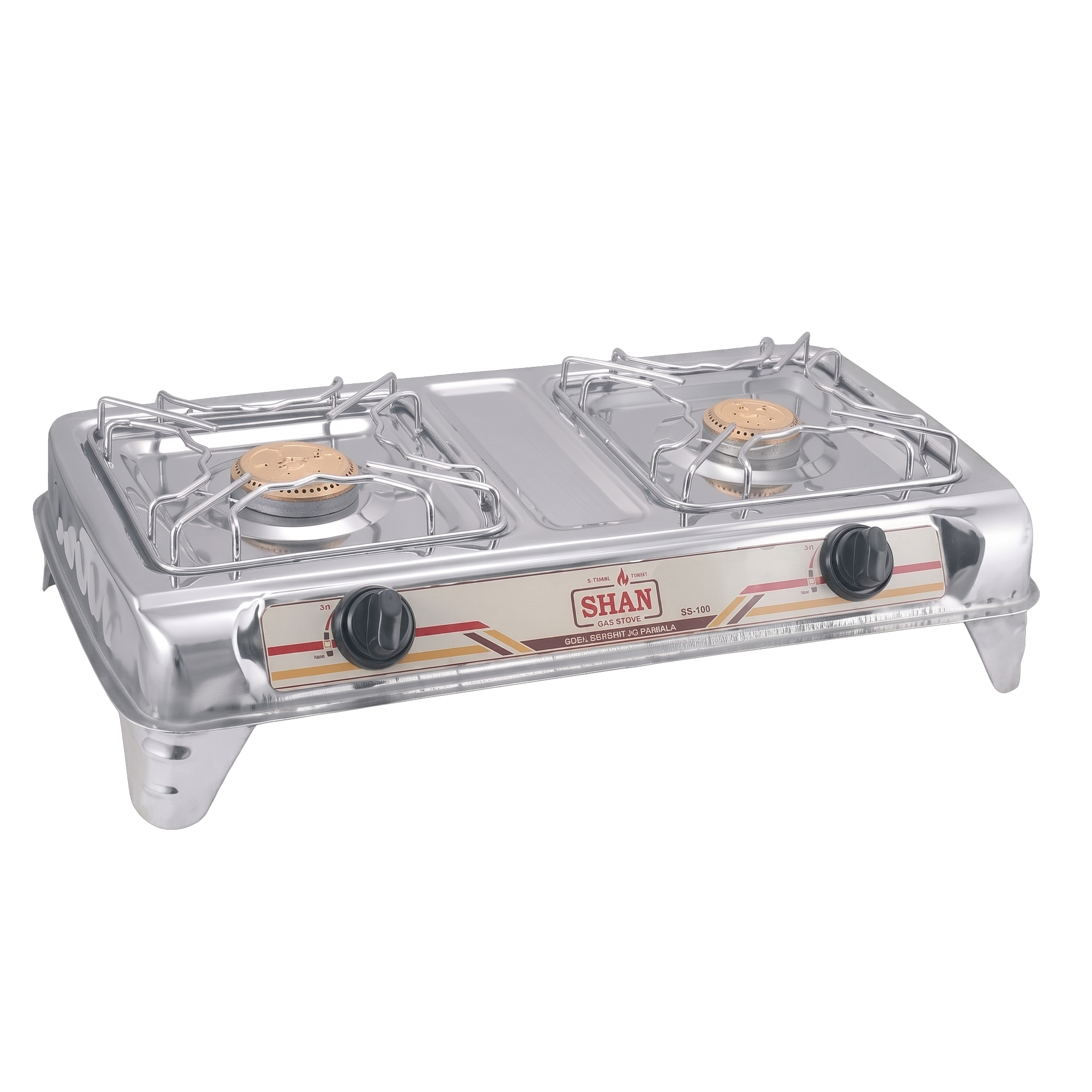 2 Burner Stainless Steel Stove
