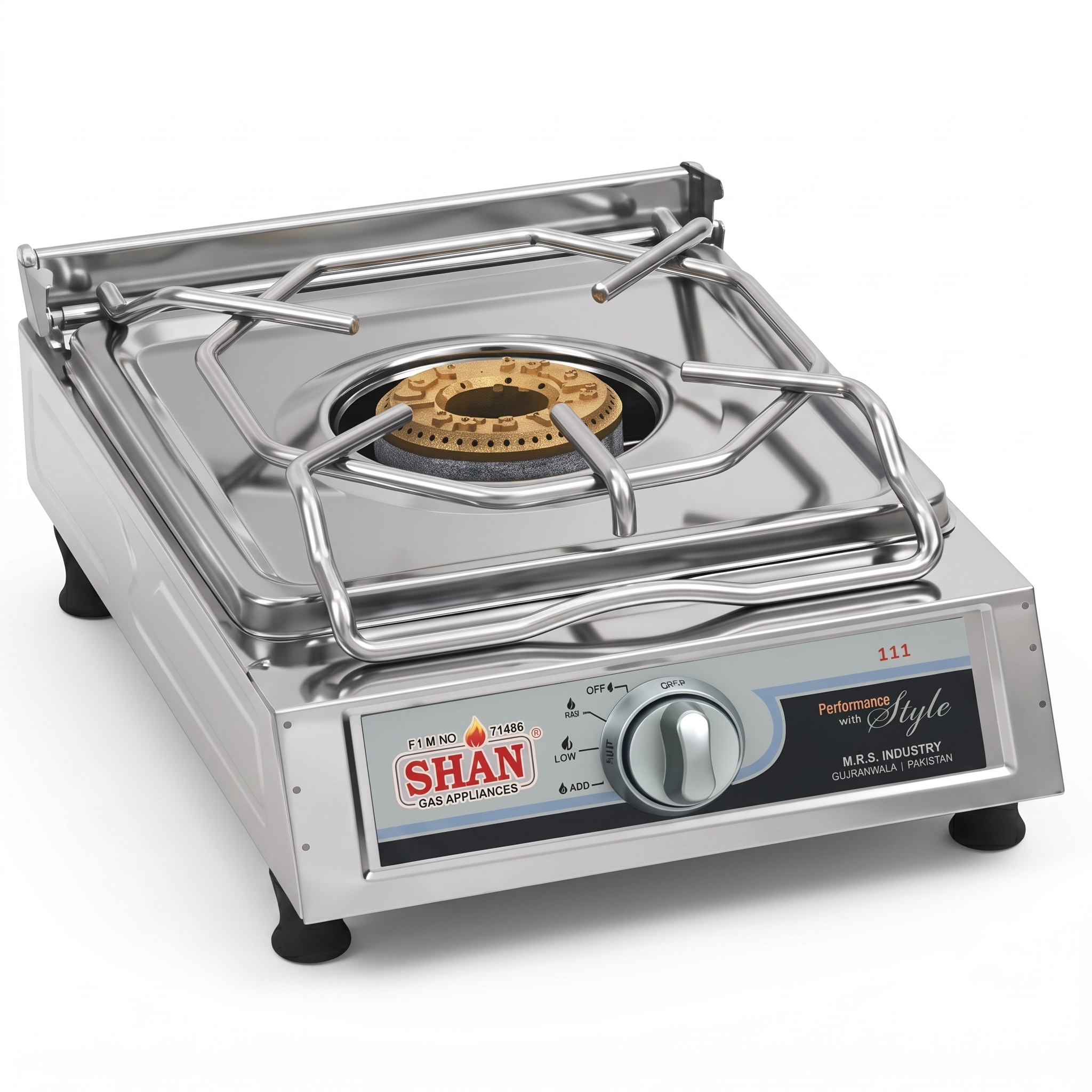 1 Burner Black Stove